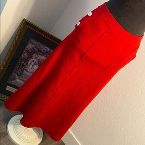 STYLEWE Vibrant Red A-Line Skirt